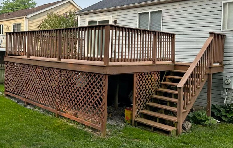 Value Deck Refacing Maryland Before