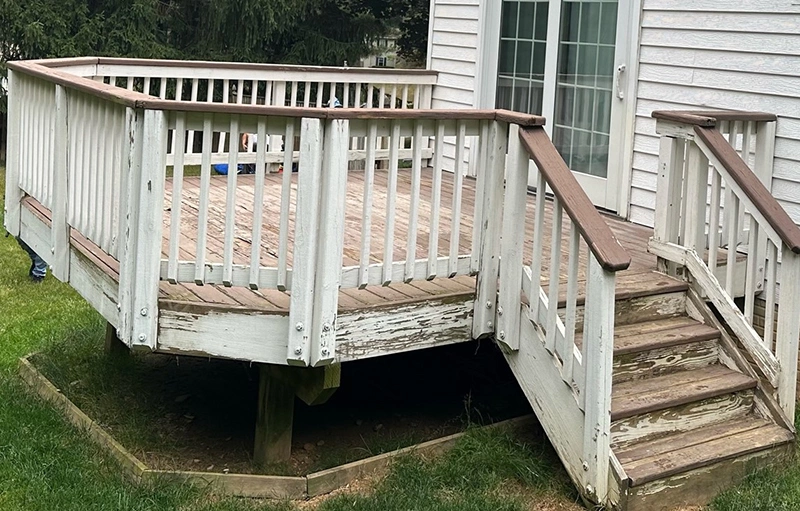 Worn Out Old Deck
